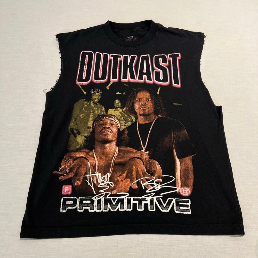Outkast Primitive Cut Off Sleeveless Muscle Shirt Tank Top Sz L